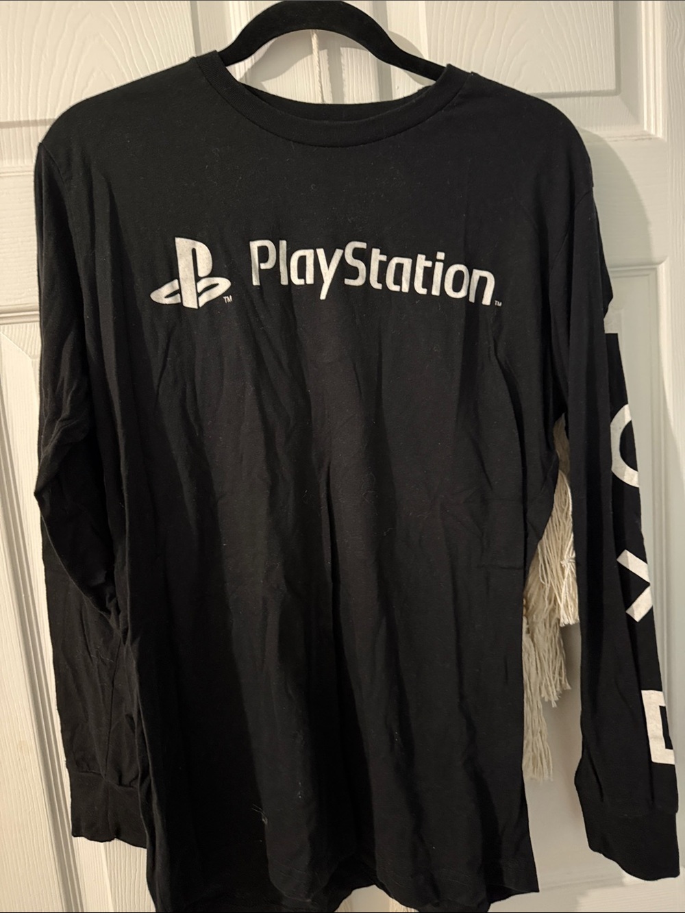 Sony PlayStation Black Long Sleeve Logo Shirt